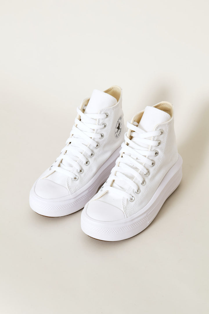 Ctas Move Hi Top Canvas Sneaker - White