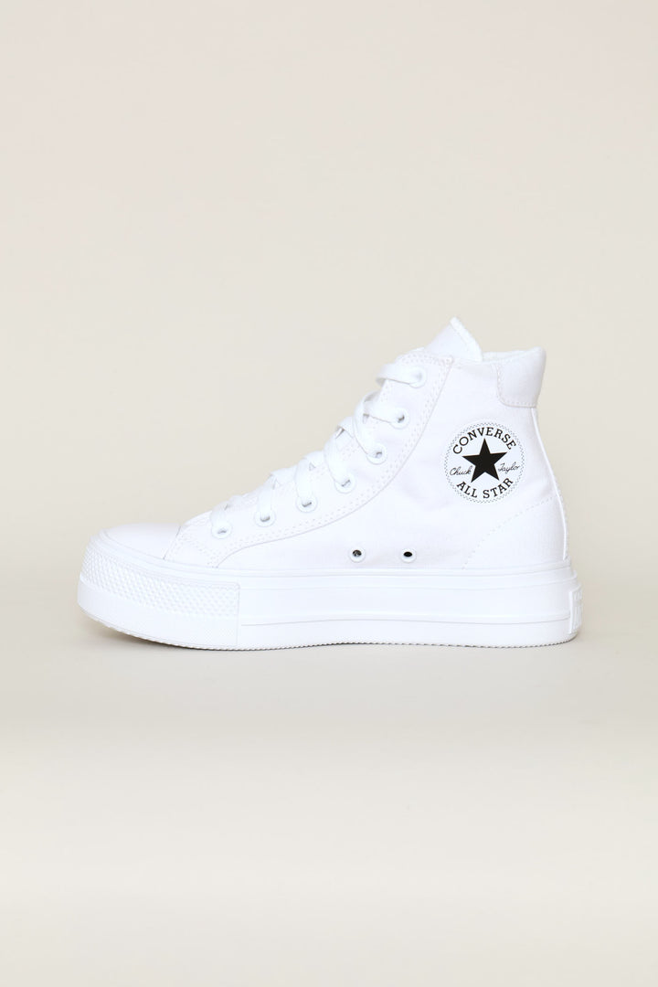 Day One Platform Hi Top Sneaker - White
