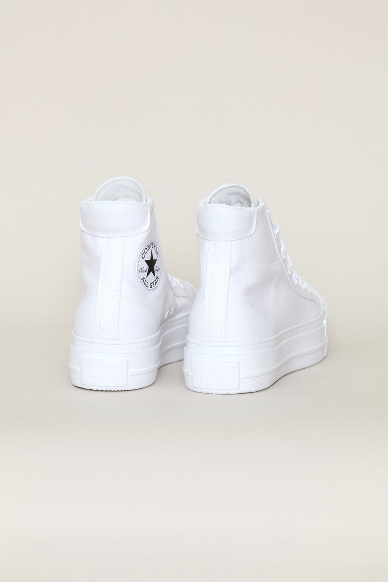 Day One Platform Hi Top Sneaker - White