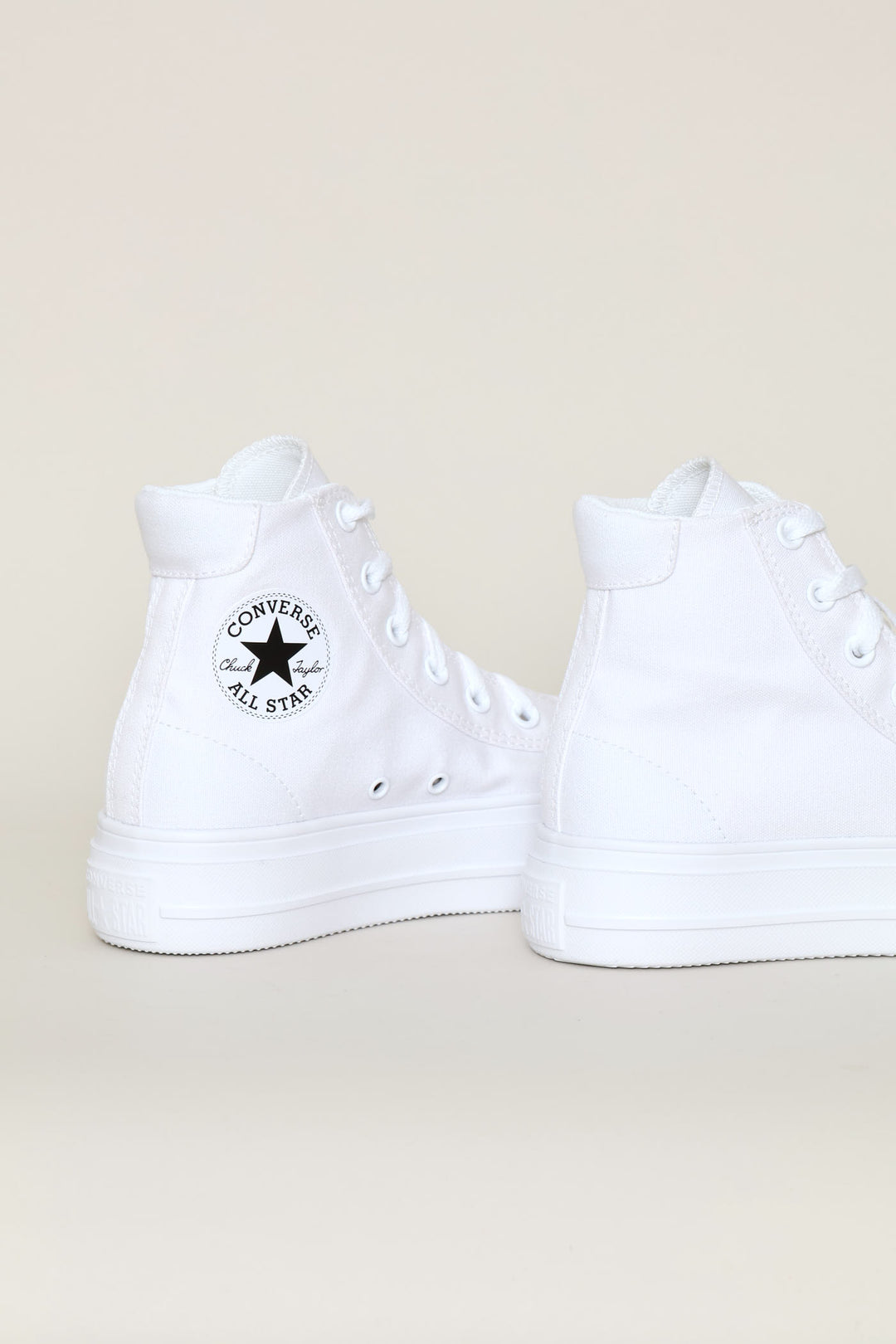 Day One Platform Hi Top Sneaker - White