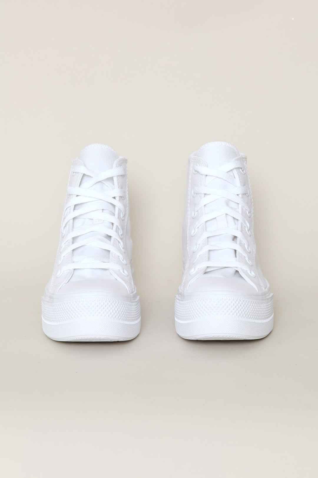 Day One Platform Hi Top Sneaker - White