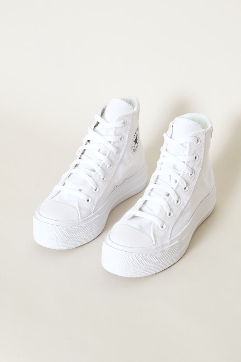 Day One Platform Hi Top Sneaker - White