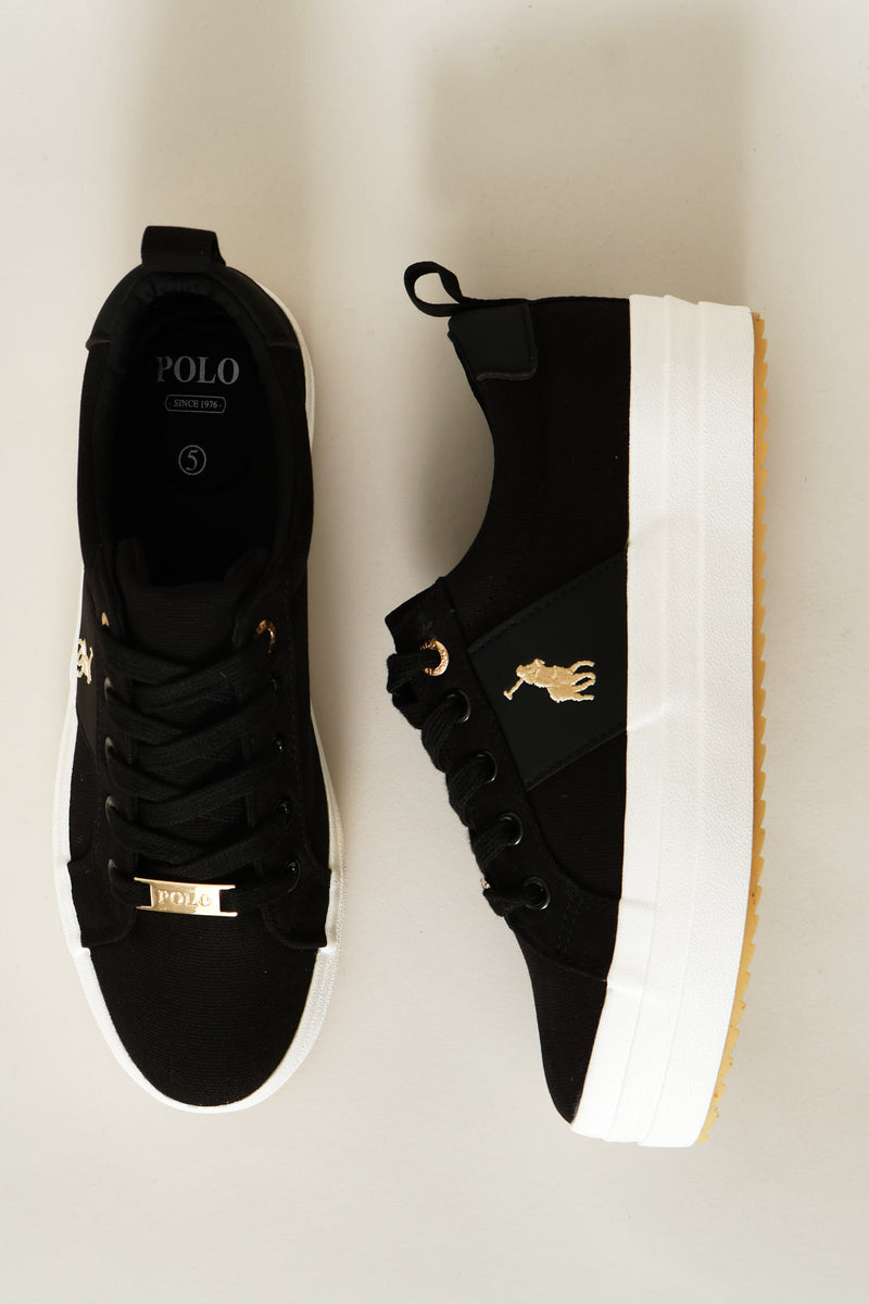Canvas Sneaker - Black