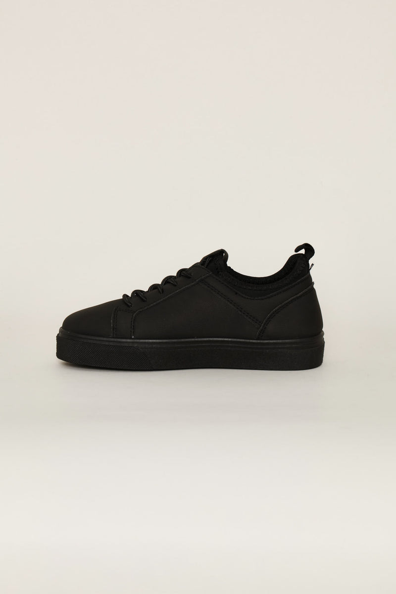 Pre-Boys Mono Sneaker - Black