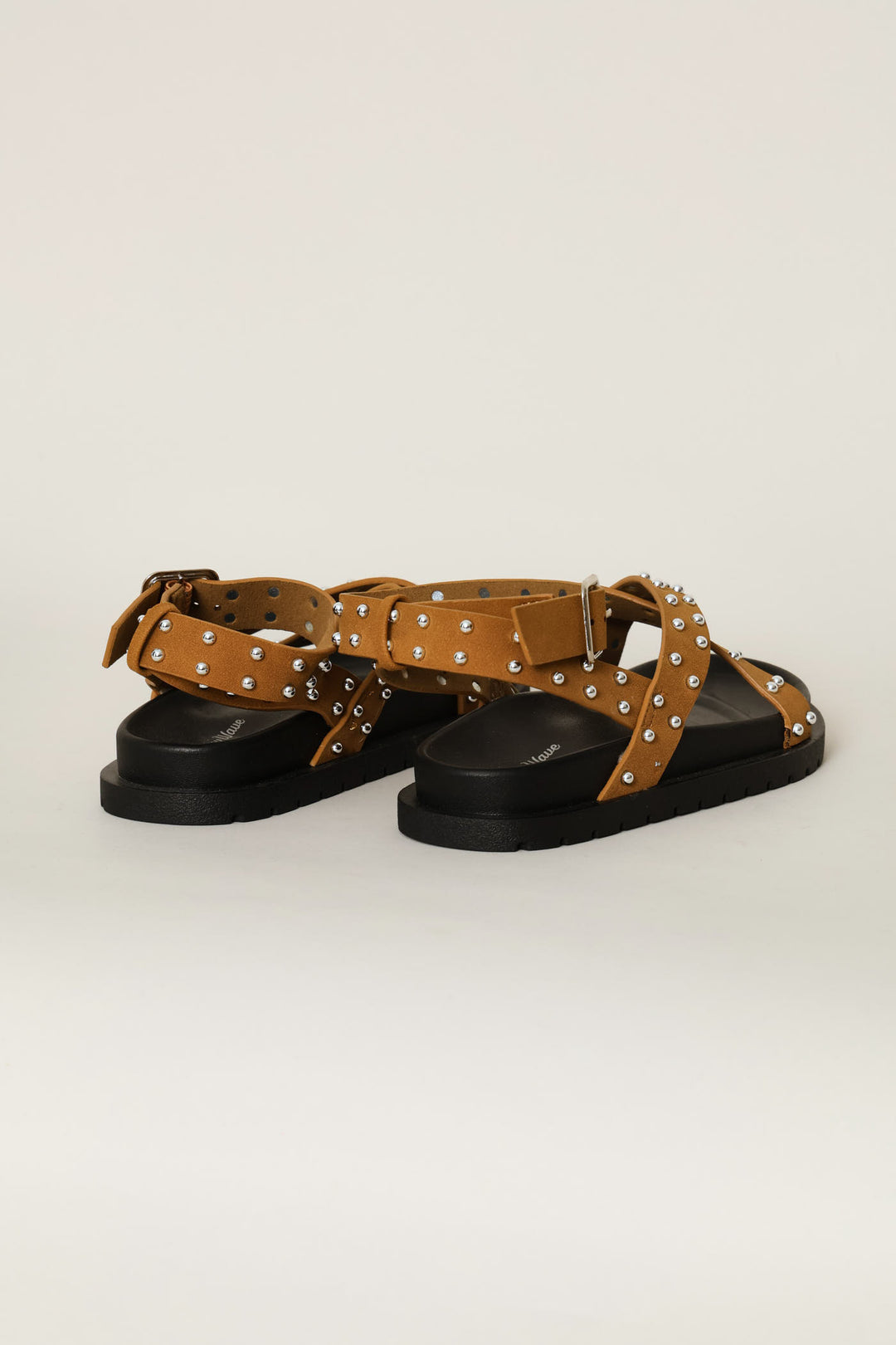 Girls Studded Sandal - Tan