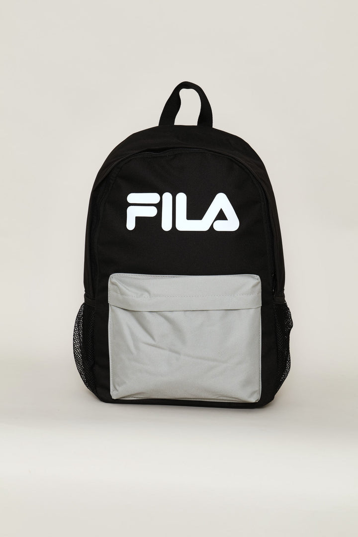 Printed Backpack - Black/Grey