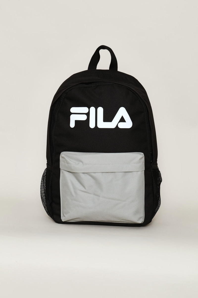 Printed Backpack - Black/Grey