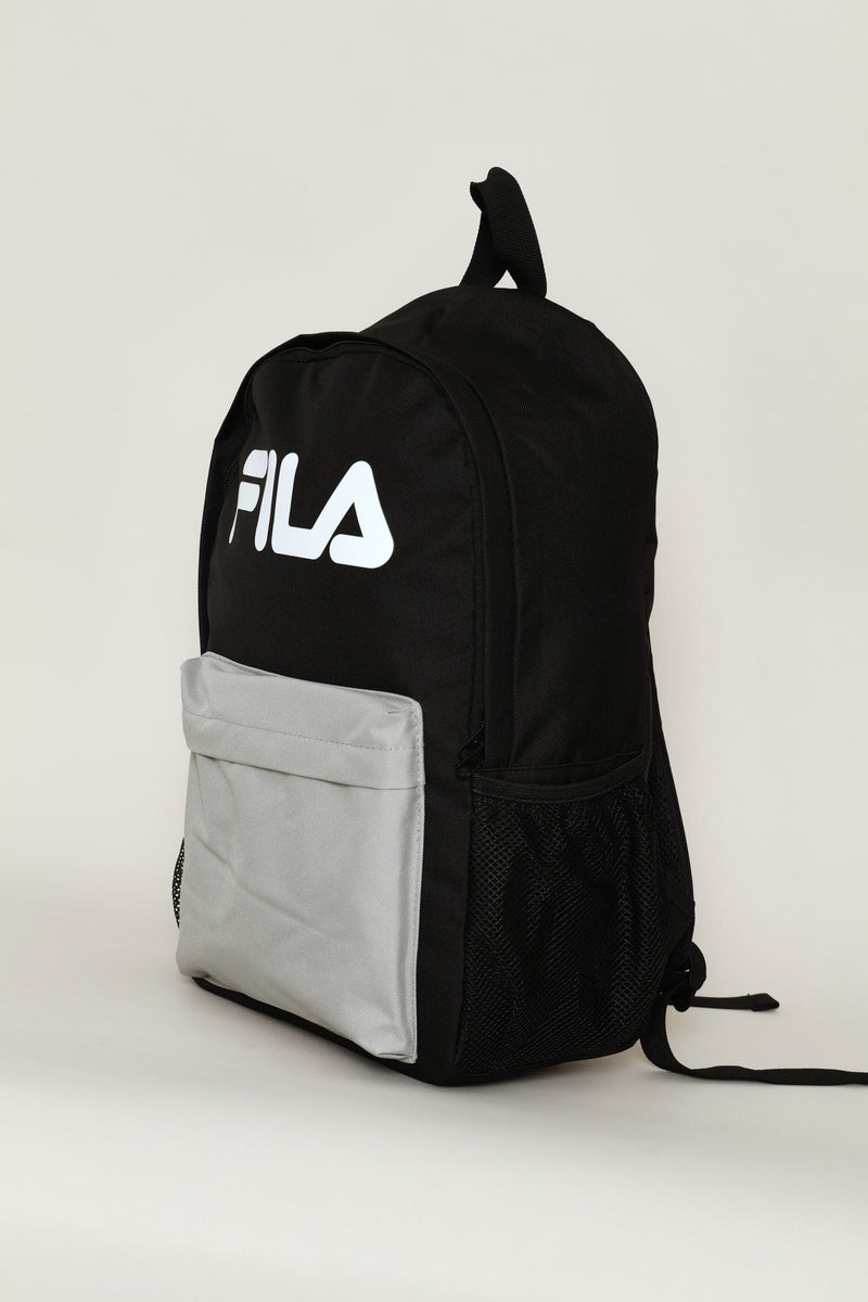 Printed Backpack - Black/Grey