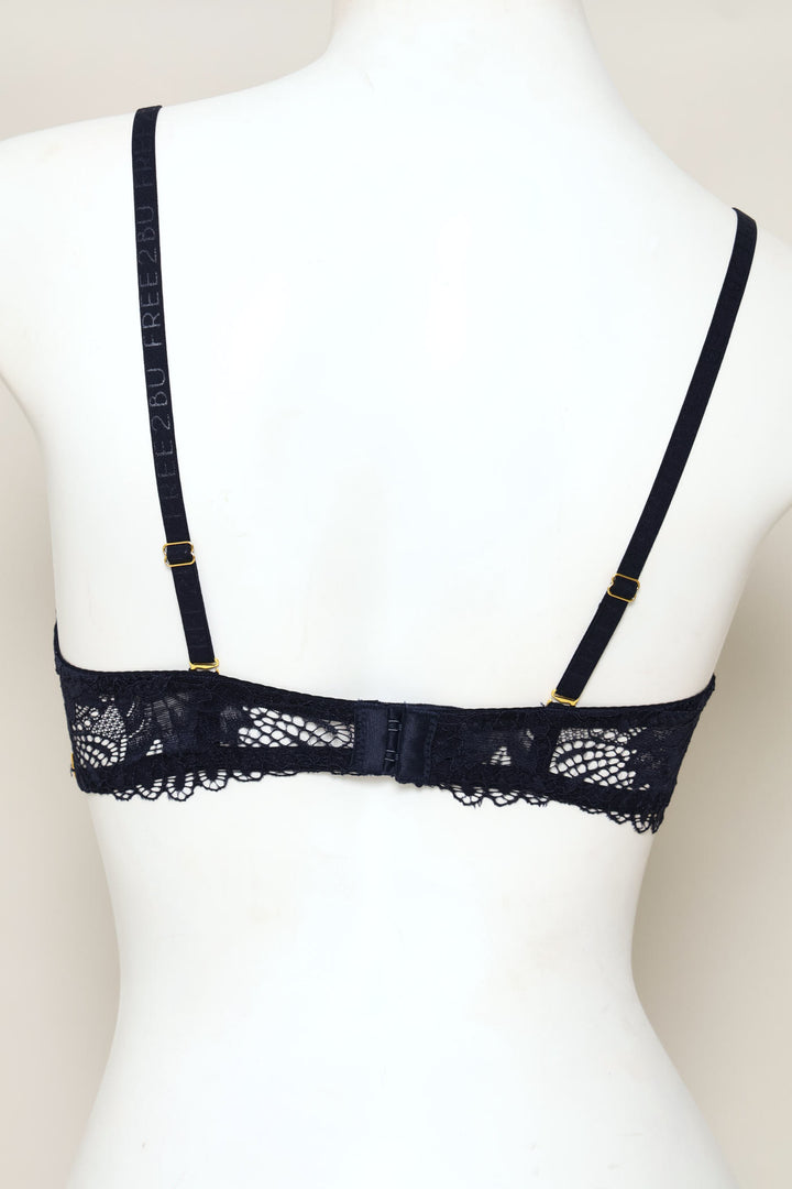 2 Pack Galloon Lace Multiway Bra - Midnight/Latte
