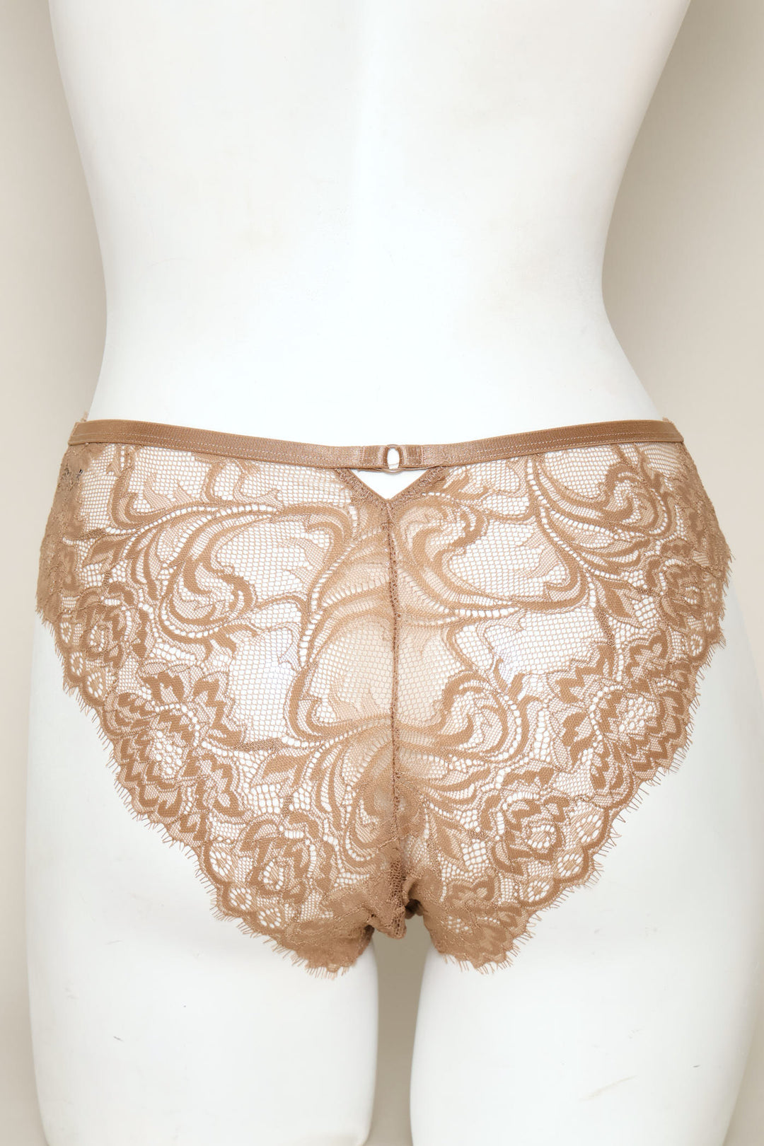 2 Pack Eyelash Lace Brazilian Panties - Multi