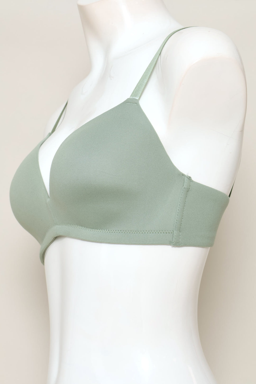2 Pack Soft Touch Moulded Bra  - Sage/Sand