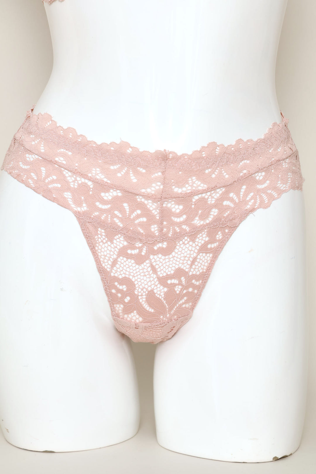 2 Pack Galoon Lace Brazilian Panties - Beetroot
