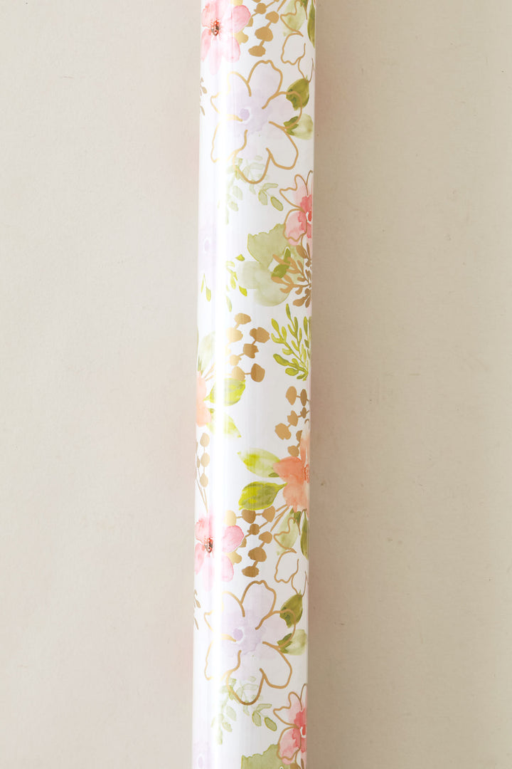Floral Foil Gift Wrap - Multi