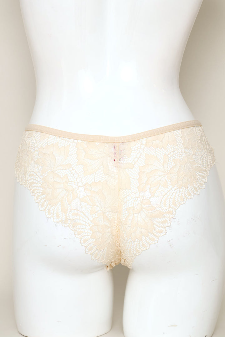 3 Pack Galloon Lace Brazilian Panties - Midnight/Latte/Vanilla