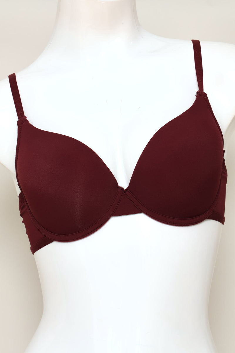 3 Pack Racerback T-Shirt Bra - Fig/Lotus/Blush