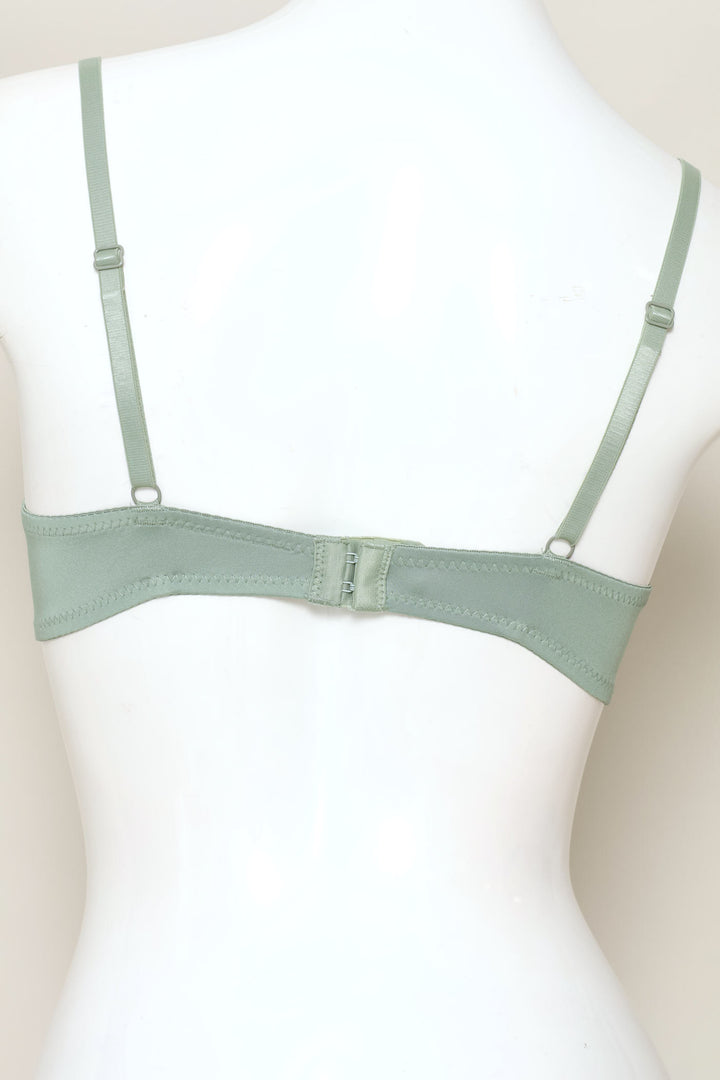 3 Pack T-Shirt Bra  - Grey/Denim/Green