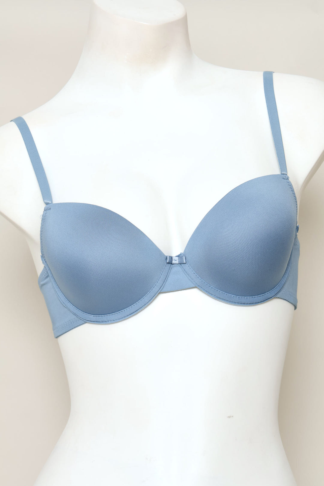 3 Pack T-Shirt Bra  - Grey/Denim/Green