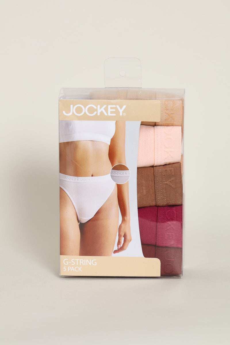 5 Pack Spanish Rose Thong Panties - Multi