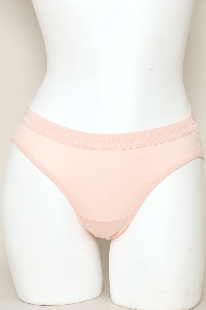 5 Pack Cotton Brush Strokes Print Bikini Panties - Multi