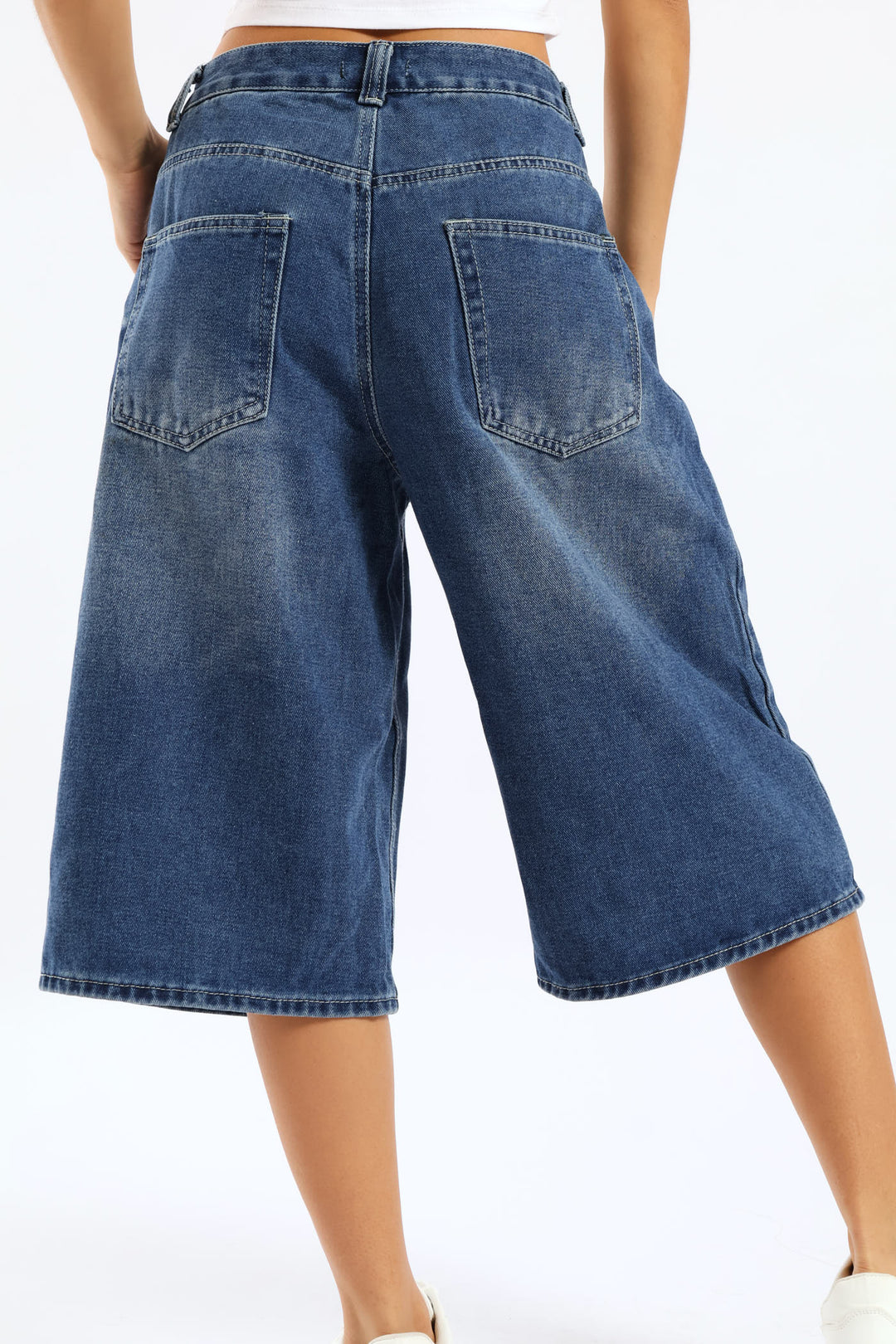 Denim Jort - Salty Dark Wash