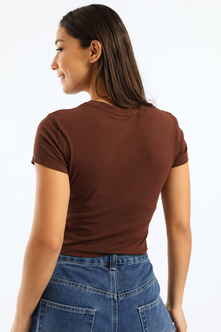 Basic Baby Tee - Chocolate