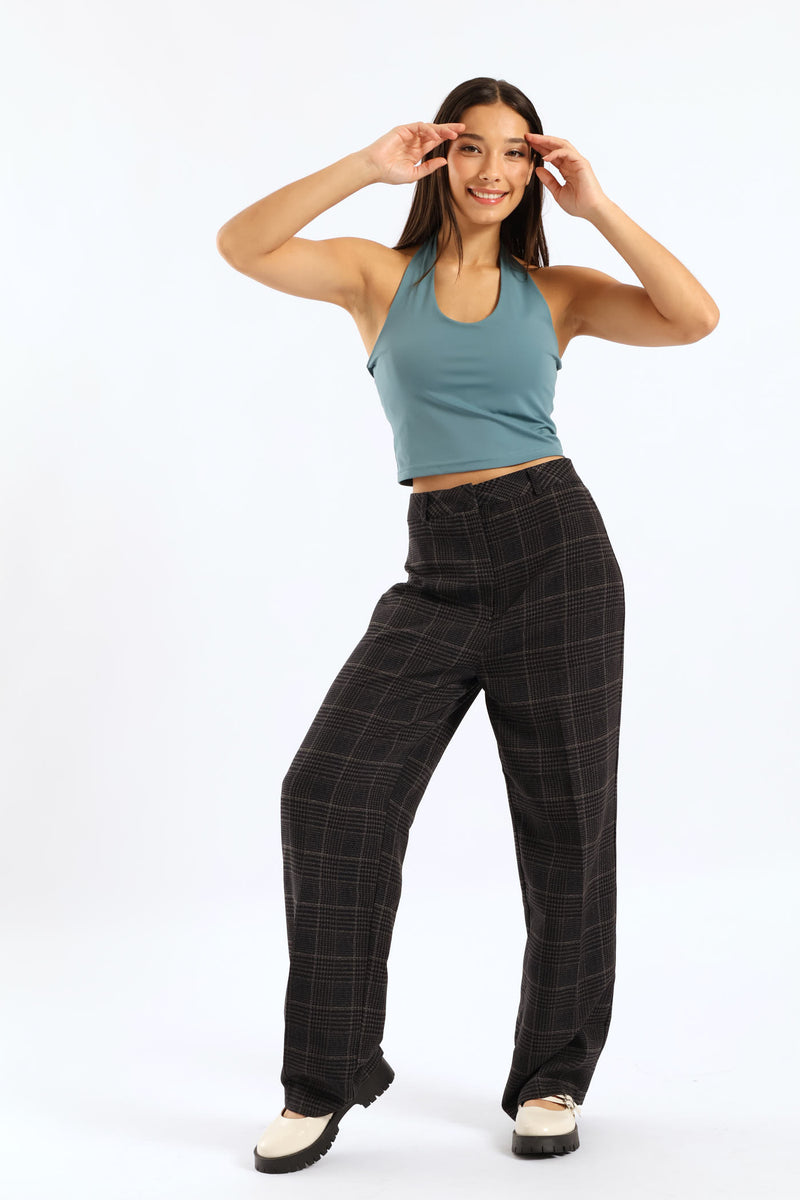 Skin Tight Halter Top - Teal