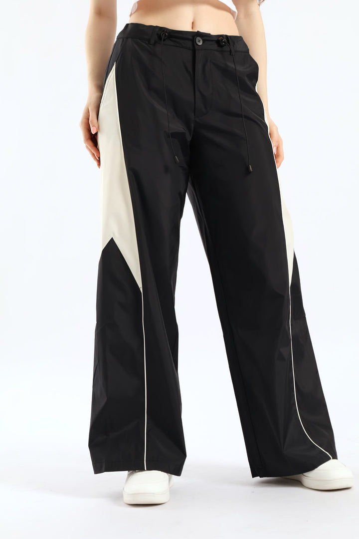 High Rise Wide Leg Pant - Black