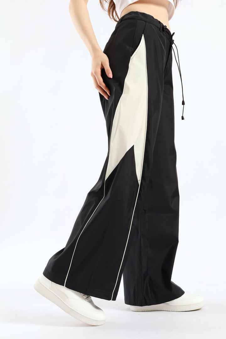 High Rise Wide Leg Pant - Black