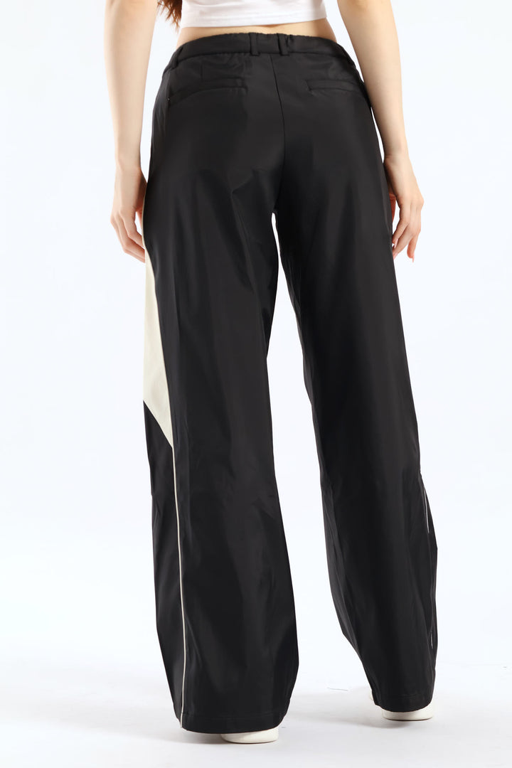 High Rise Wide Leg Pant - Black