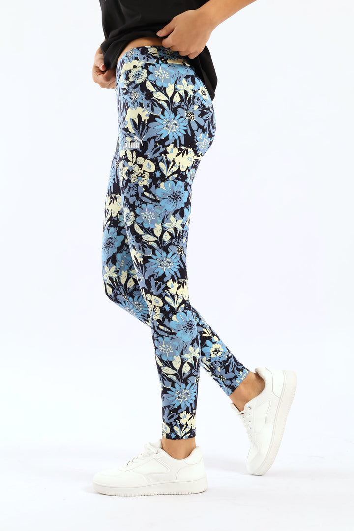 Essential Nature 2.0 Print Leggings - Blue