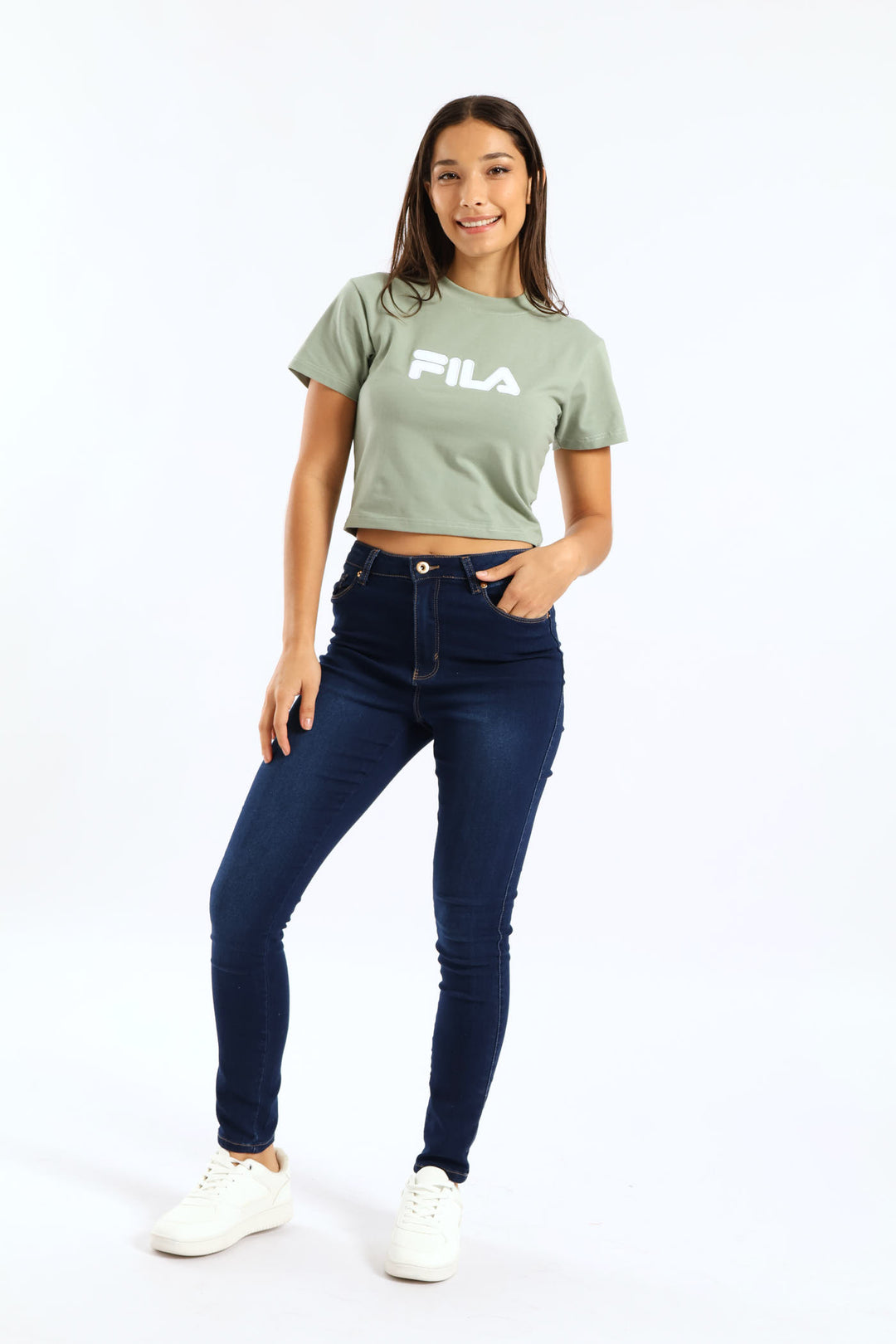 Clarice Crop Top - Green