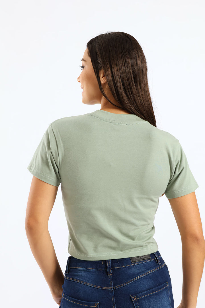 Clarice Crop Top - Green