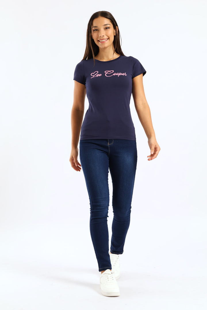 Slim Fit T-Shirt - Navy