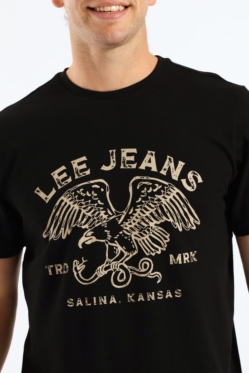 Kansas Bold Tee - Black