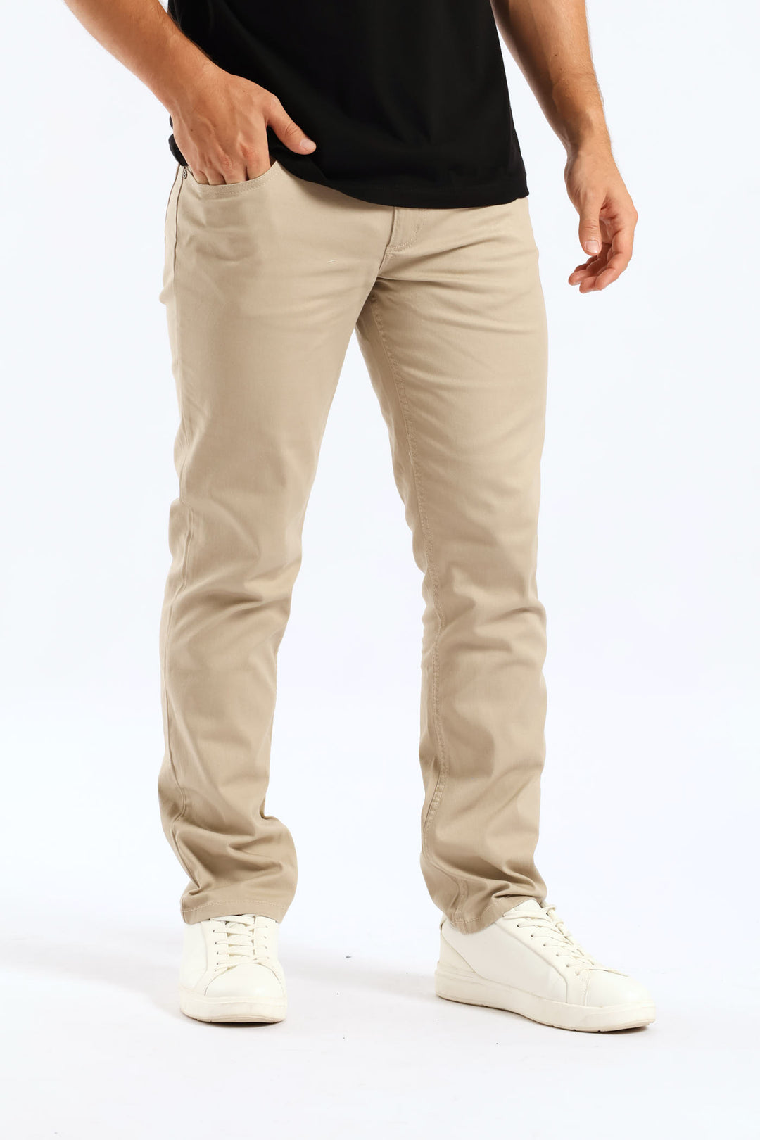 Brooklyn Stretch Twill Pant - Stone