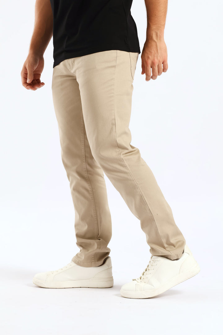 Brooklyn Stretch Twill Pant - Stone