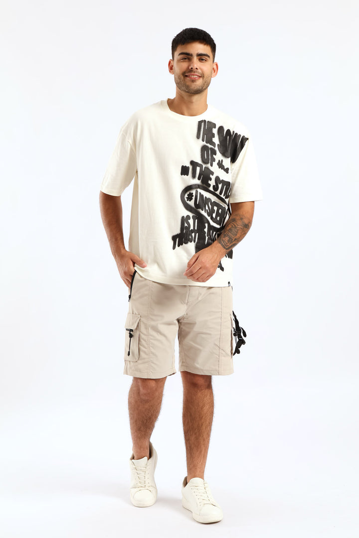 Cargo Strap Short - Stone