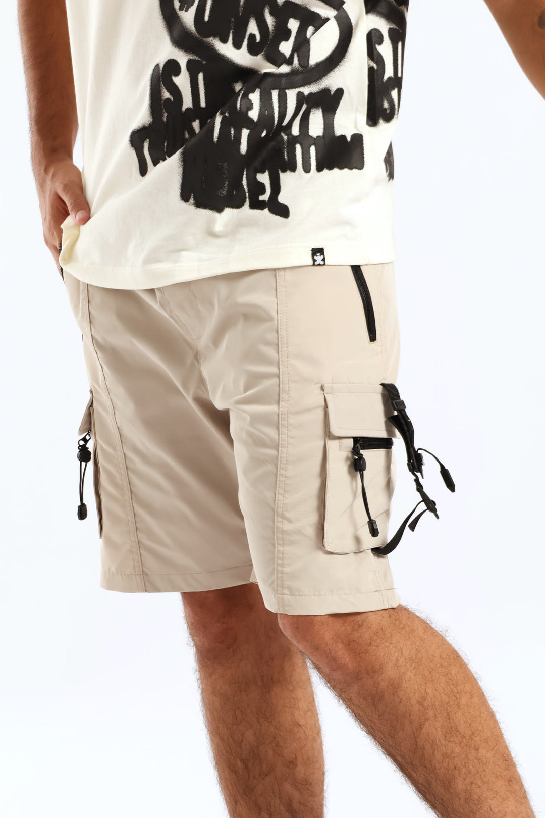 Cargo Strap Short - Stone