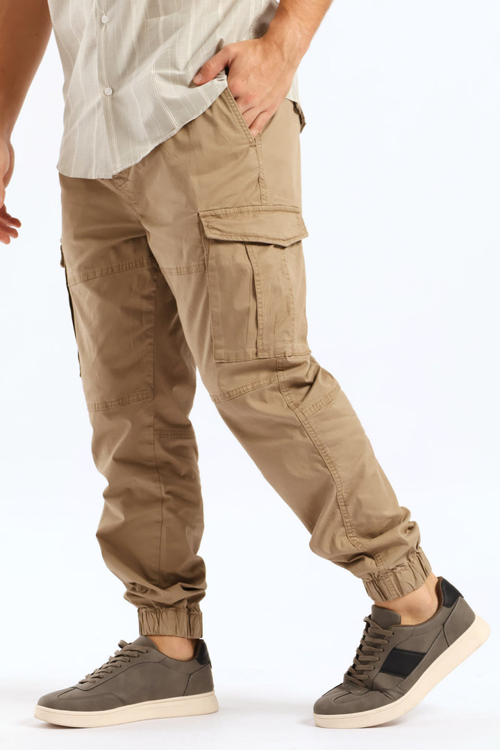 Bellows Pocket Cargo Jogger - Khaki