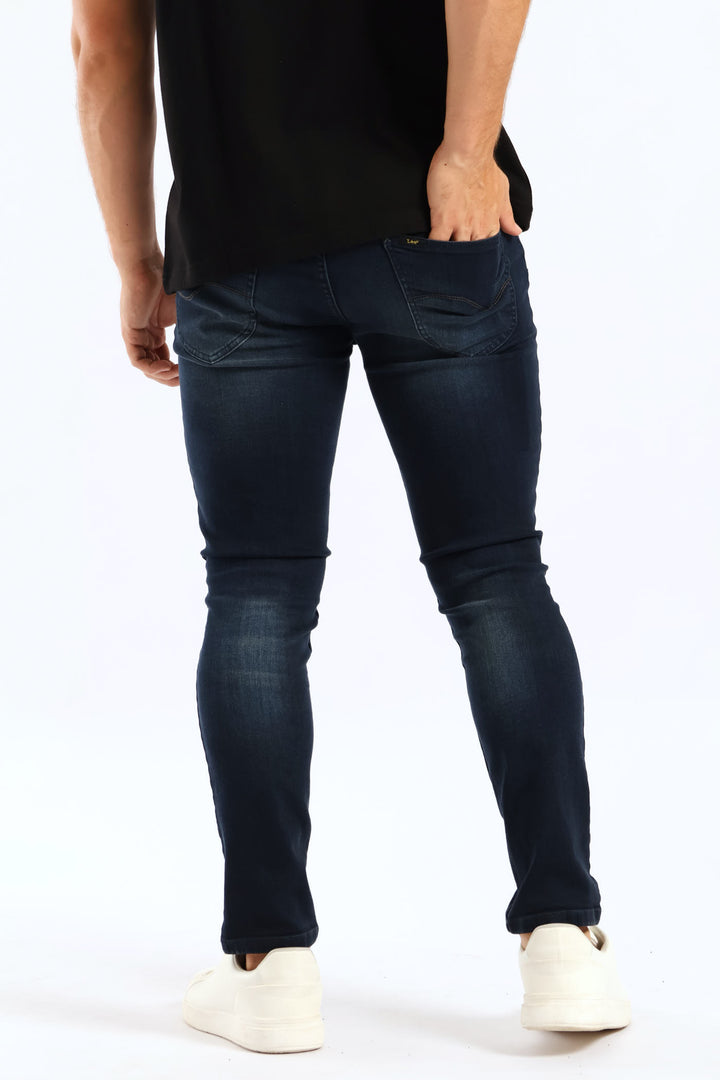 Eddie Tapered Denim - Dark Indigo