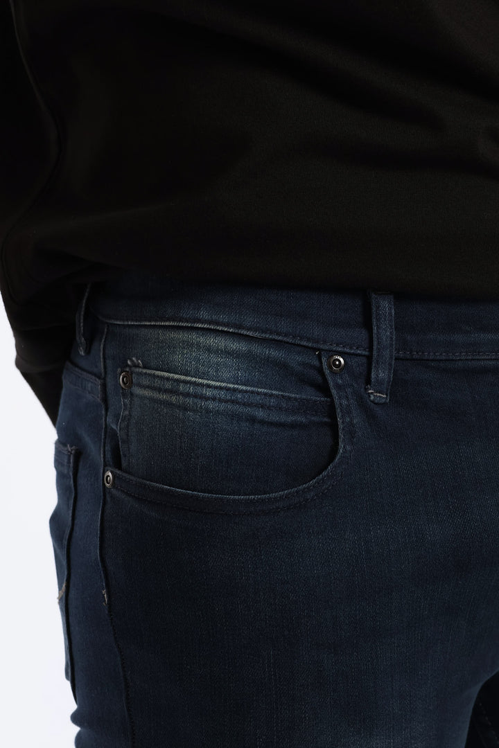 Eddie Tapered Denim - Dark Indigo