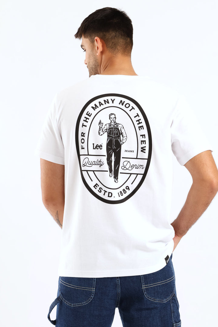 For The Many Tee - White