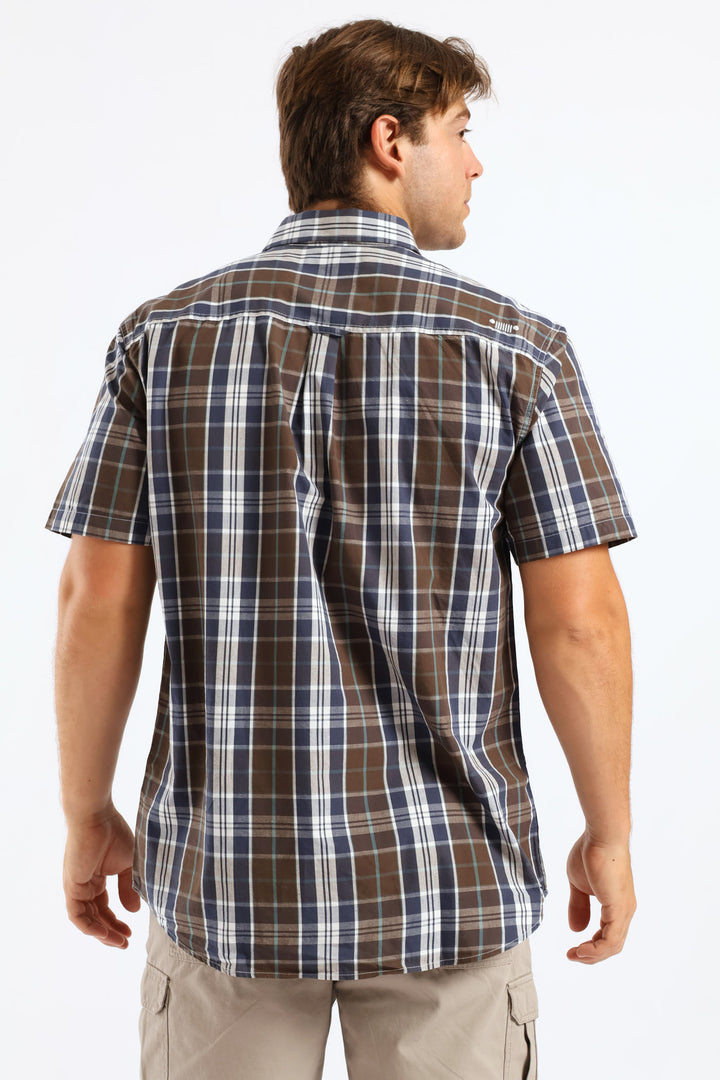 Yarn Dye Check Shirt - Fatigue