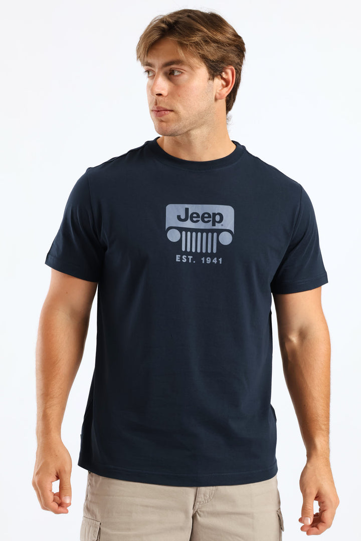 Essential V2 Organic Tee - Navy