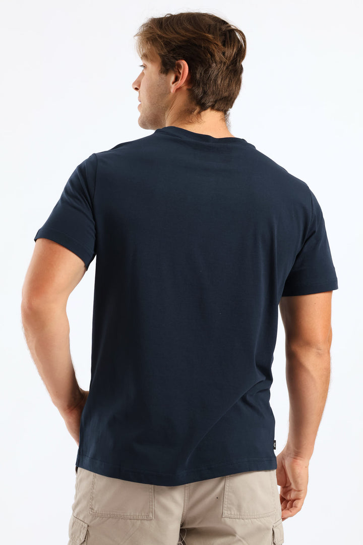 Essential V2 Organic Tee - Navy