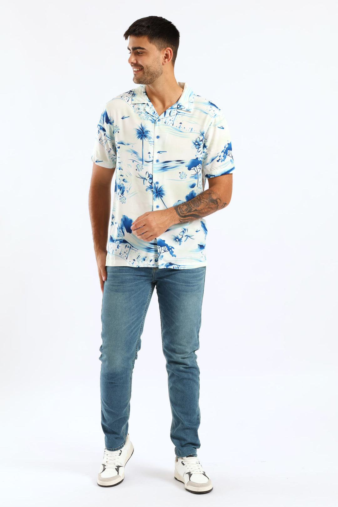 Resort Viscose Shirt - White