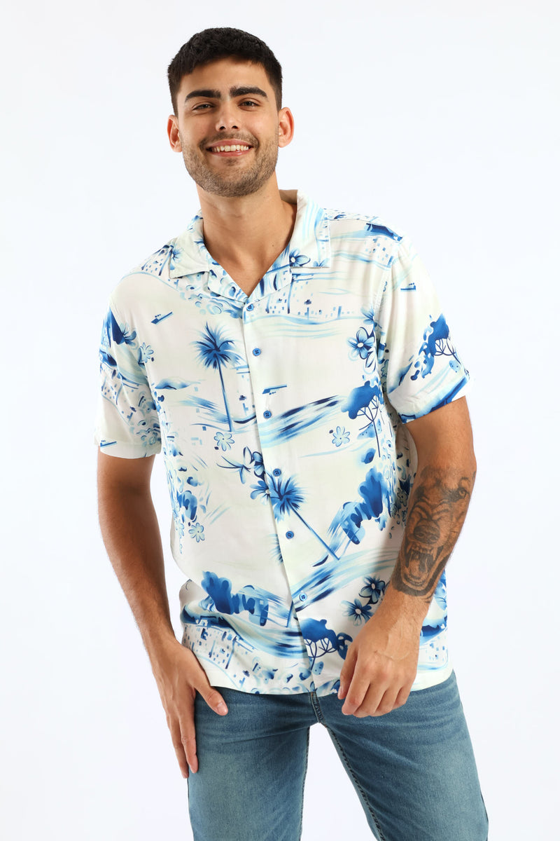 Resort Viscose Shirt - White