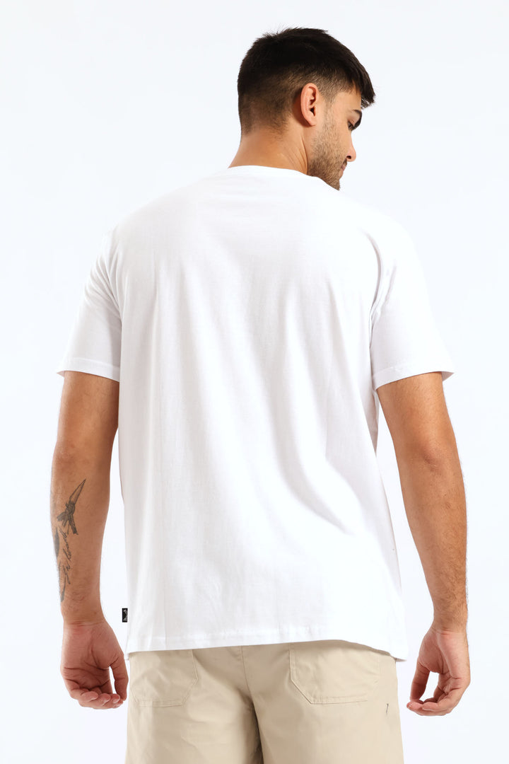 Arch Wave Tee - White