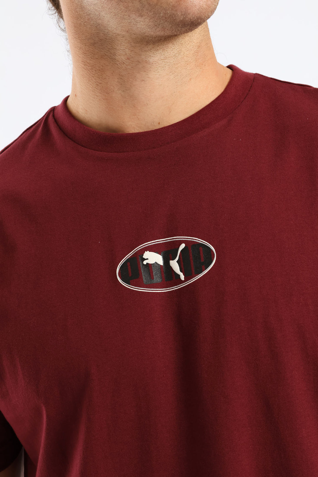 Esential Logo Lab Relaxed Execution Tee - Burgundy