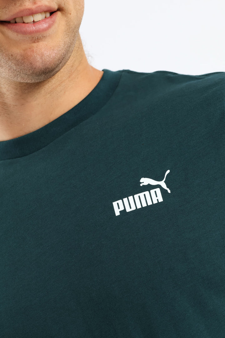 Graphic Execution Tee - Forest Green